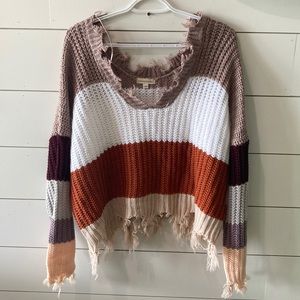 STEVIE HENDER. Striped sweater.